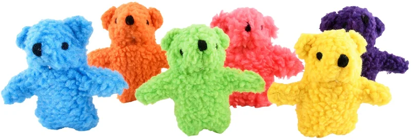 - Bird toy recommendationsJeffers Fleecy Bear Plush Dog Toys, 6 Pack