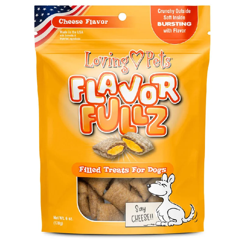 - Precautions for using pet toysLoving Pets Flavorfullz Cheese Dog Treat