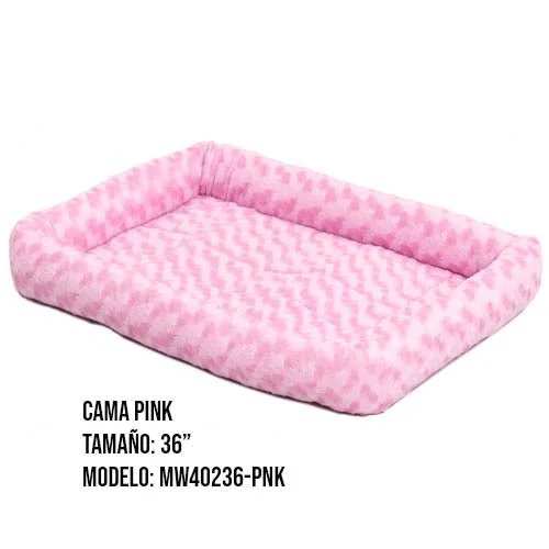 - Automatic temperature adjustment cat bedMid West Cama Quiet Time Pink 36