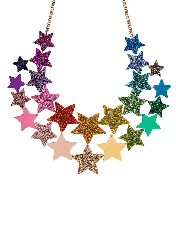  -Anti-slip claw protection raincoat FOR dogsGIANT Super Star Statement Necklace - Rainbow