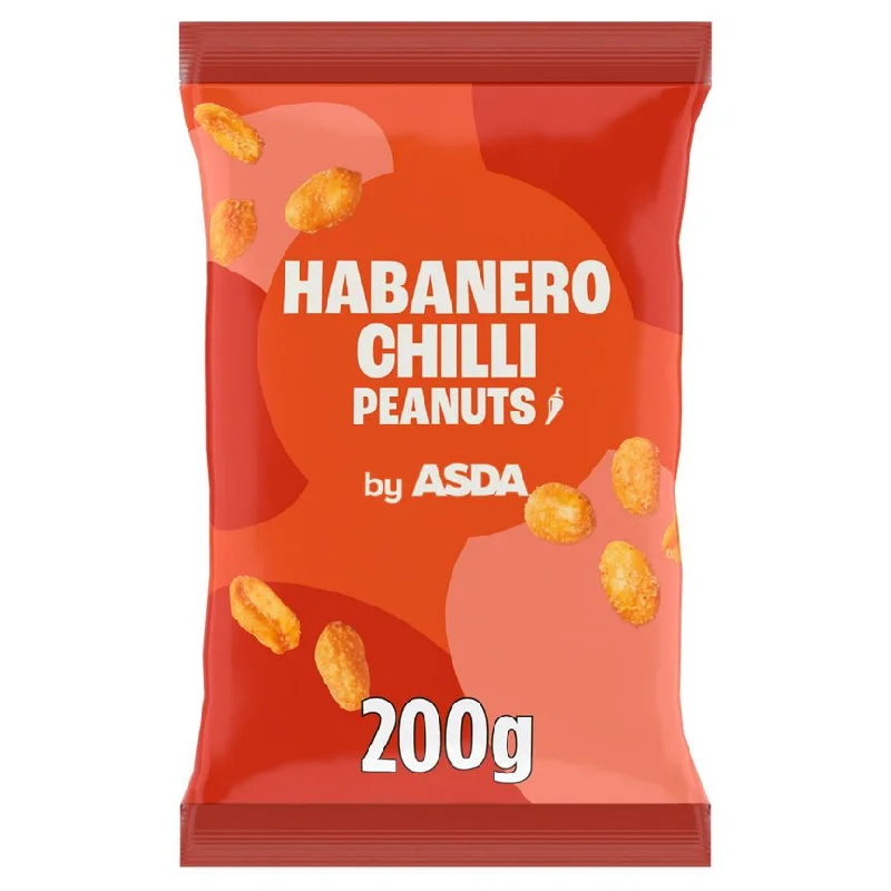 - Air box TSA certified check-inASDA Habanero Chilli Peanuts 200g