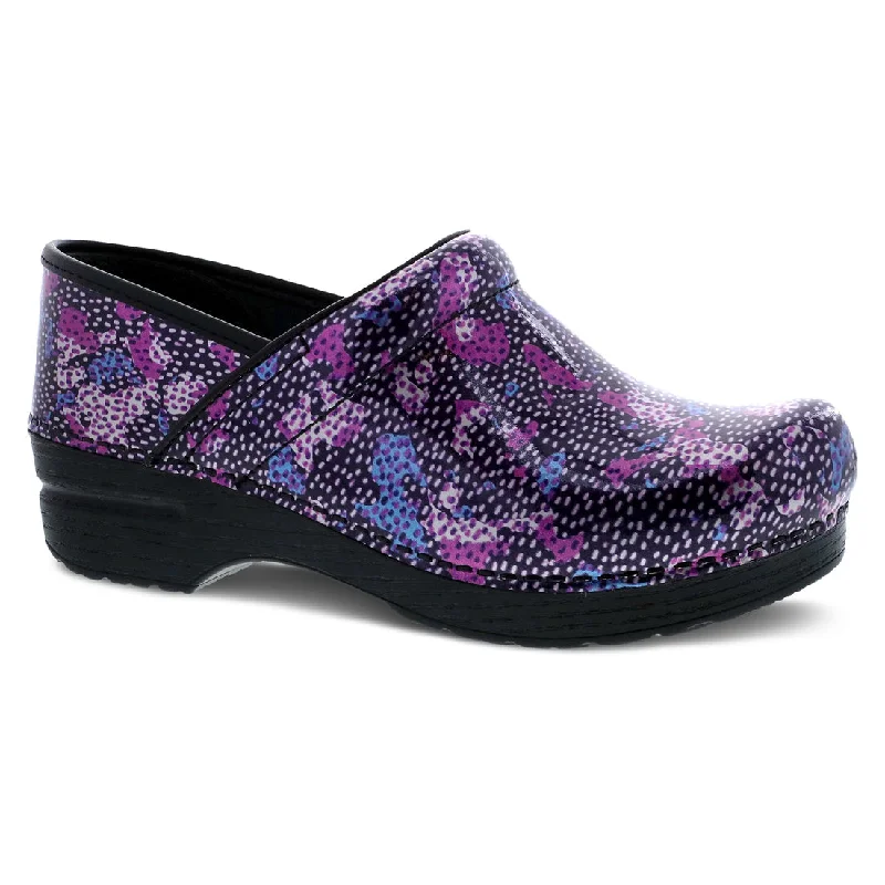 Pet ProductsWomen's Professional Patent Clog - Dotty Abstract