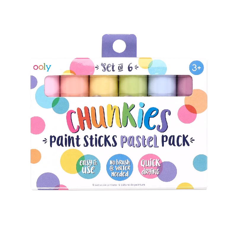 - Teething and chewing toys for puppiesChunkies Paint Sticks - Pastel - Set of 6