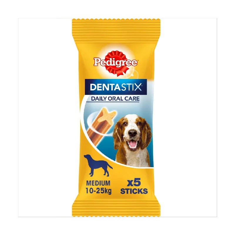    - Cat food for spayed/neutered cats  - High protein dog foodPedigree DentaStix Daily Dental Chews Medium Dog 5 per pack