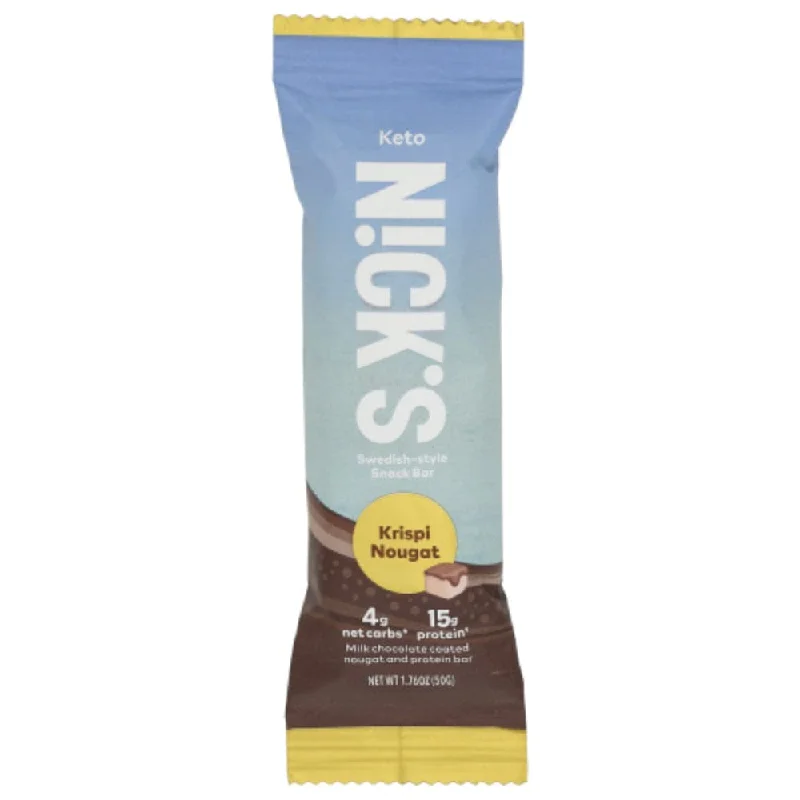 - Organic cotton dog bibsNick's - Keto Snack Bar, Krispi Nougat, 12pk 1.76 OZ - (Pack of 12)