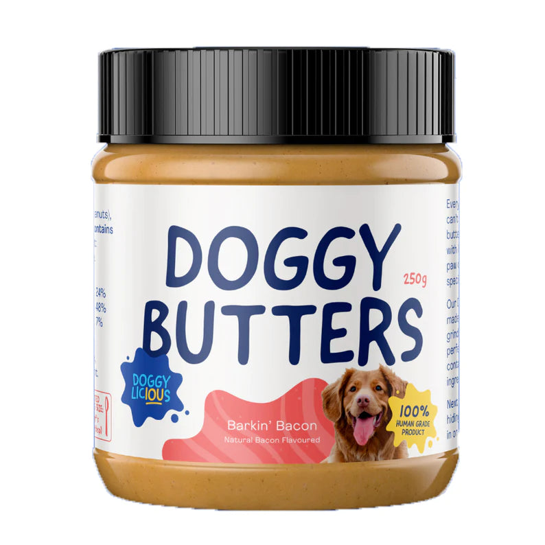 Pet ProductsDoggylicious Doggy Peanut Butter: Barkin Bacon