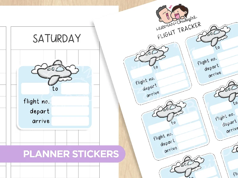  -Anti-scratch sofa protective coverFlight Tracker Planner Stickers