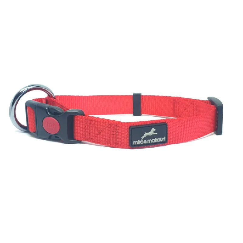 - Pet tear stain cleaning wipesMiro & Makauri Belay Nylon Safety Dog Collars Red 4 Sizes