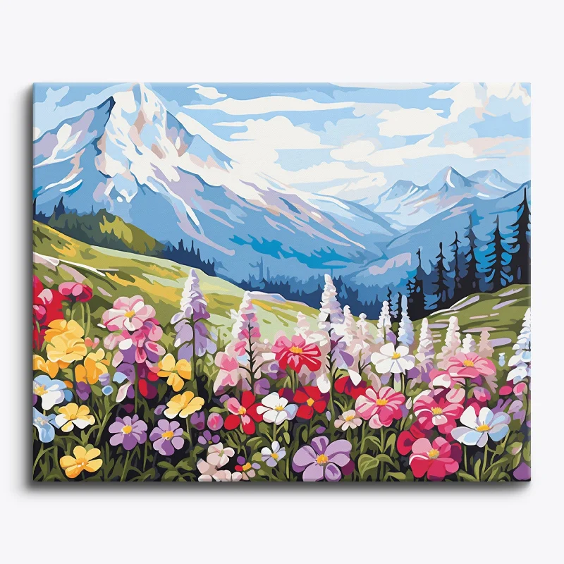 ---Floral Mountain Vista