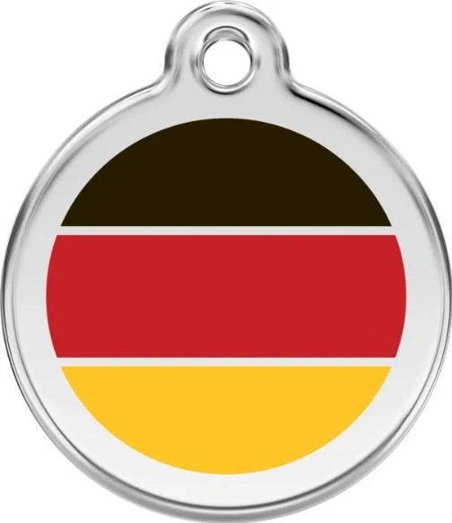 - Degradable pet feces bagRed Dingo Enamel Dog & Cat ID Tags German Flag