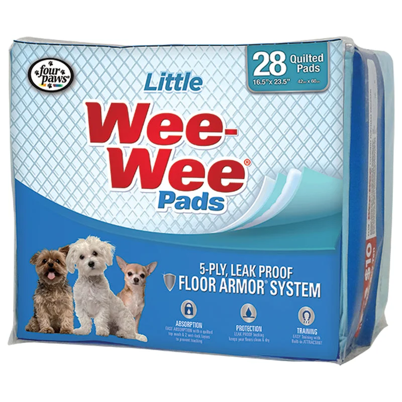 Pet ProductsFour Paws Wee-Wee Pads For Little Dog 28 Unid. 16.5X23.5