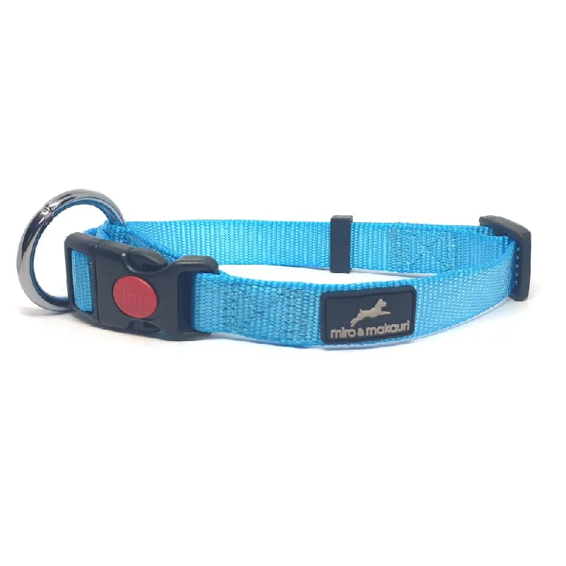 - Pet smart GPS locatorMiro & Makauri Belay Nylon Safety Dog Collars Cyan 4 Sizes