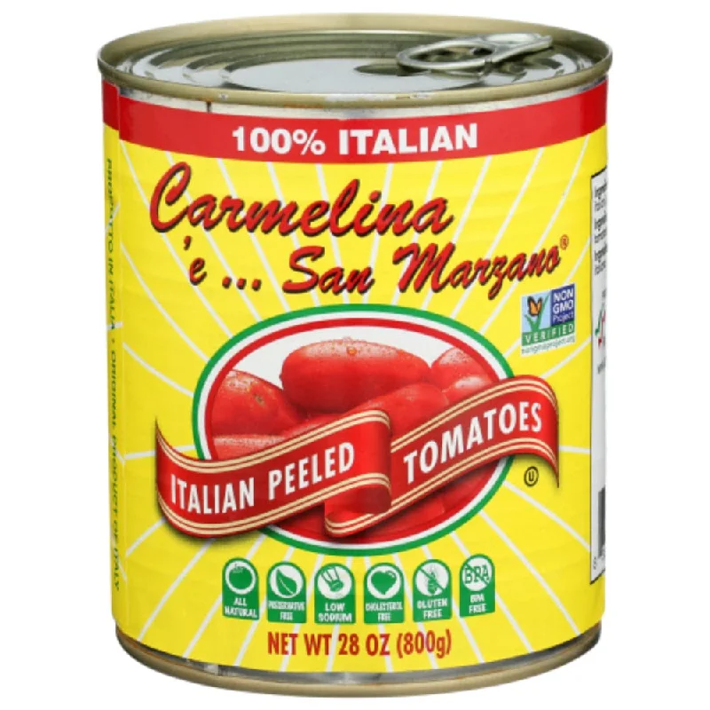 ---Carmelina 'e. San Marzano - Italian Whole Peeled Tomatoes, 28 Oz