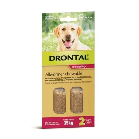 - Postoperative pet anti-licking Elizabethan collarDrontal Allwormer Chewable Large Dog up to 35kg 2 pack