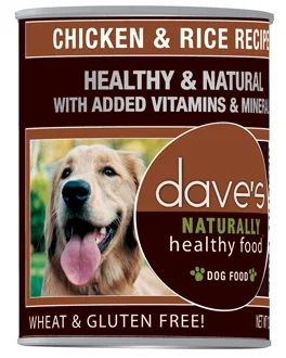 - Automatic temperature adjustment cat bedDave’s Naturally Healthy™ Chicken and Rice Canned Dog Food