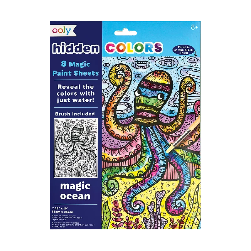 - Car dog seat beltHidden Colors Magic Paint Sheets - Magic Ocean