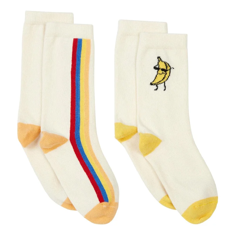 - Pet tear stain cleaning wipesHundred Pieces Banana Stripes Socks - Set of 2 Pairs