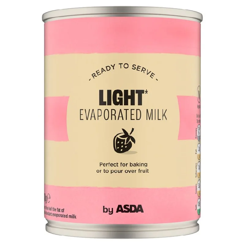 ---ASDA Light Evaporated Milk 410g