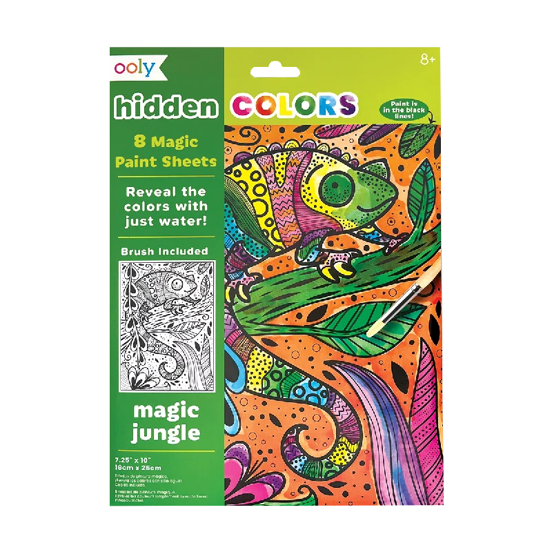 - Parrot climbing and standing wooden frameHidden Colors Magic Paint Sheets - Magic Jungle