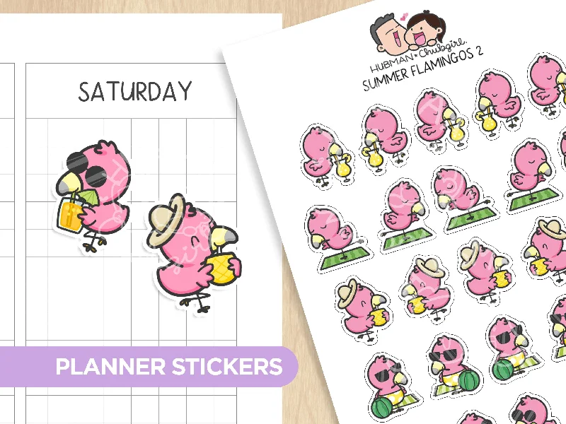 - Pet smart GPS locatorSummer Flamingos 2 Planner Stickers