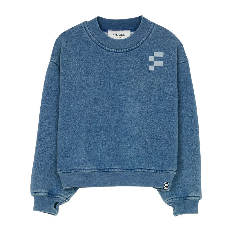 Pet ProductsFinger in the Nose Weekly Light Indigo Sweatshirt