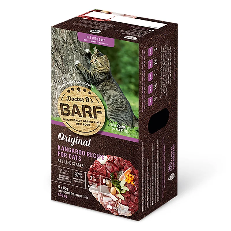    - Purina Pro Plan cat food palatability  Doctor B's Barf Raw Cat Food Roo