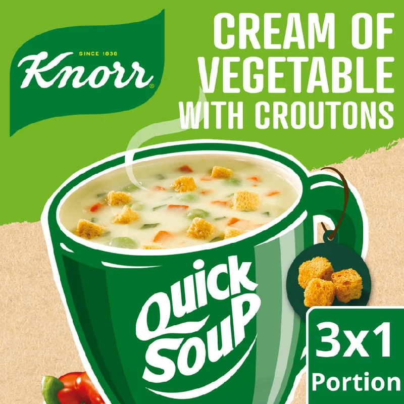 Pet ProductsKnorr Quick Soup Cream of Vegetable with Croutons