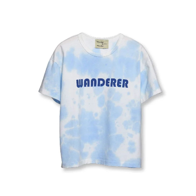 - Dog heart rate monitoring collarWander and Wonder Sky Blue Tie Dye Wanderer Tie Dye Tee