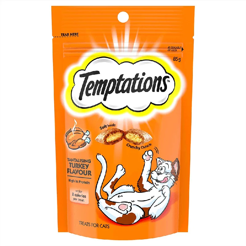    - Kitten food  Temptations Tantalising Turkey Flavour Cat Treats