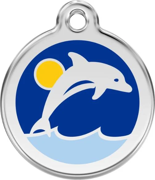 - Summer pet ice matRed Dingo Enamel Dog & Cat ID Tags Dolphin Dark Blue