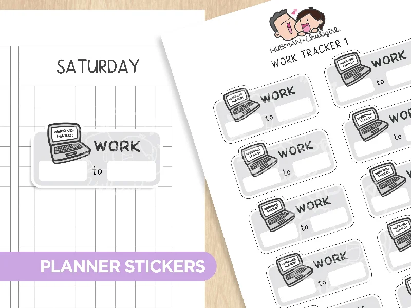  -Anti-scratch scratching board AND cat bed in oneWork 1 Tracker Planner Stickers