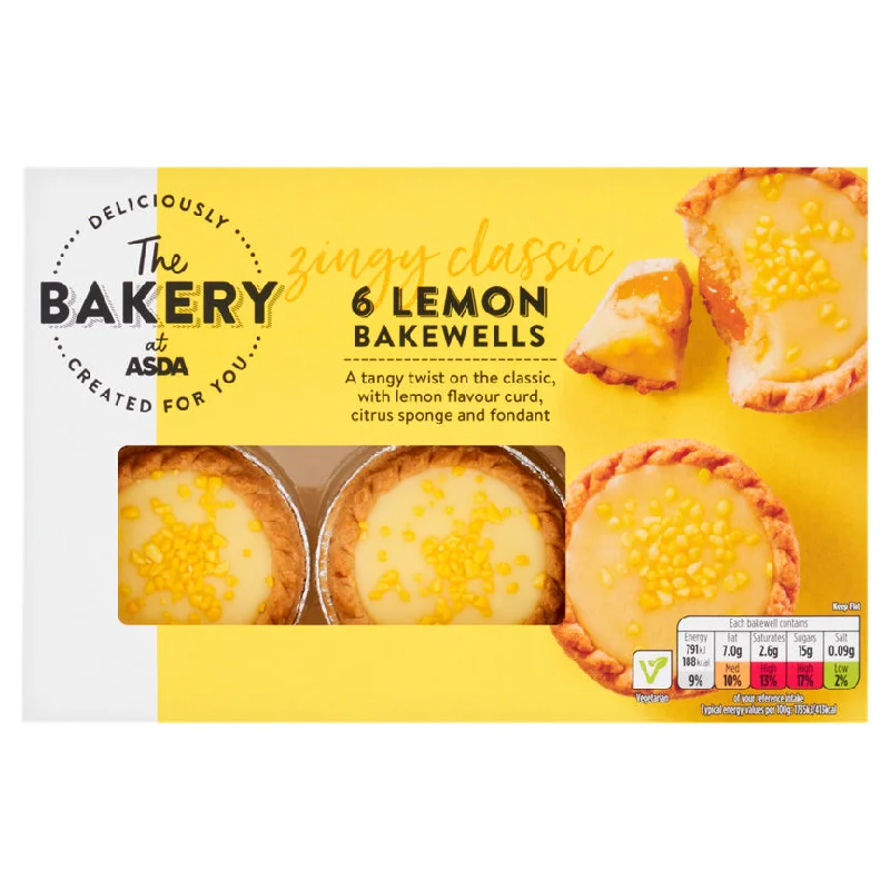 - Dog heart rate monitoring collarThe BAKERY at ASDA 6 Lemon Bakewells