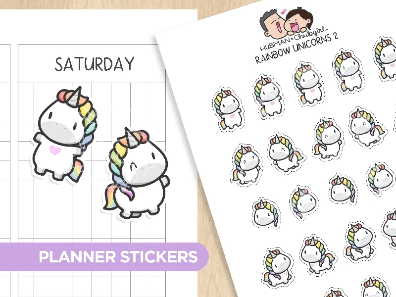 - Dog disposable foam shower gelUnicorns 2 Planner Stickers