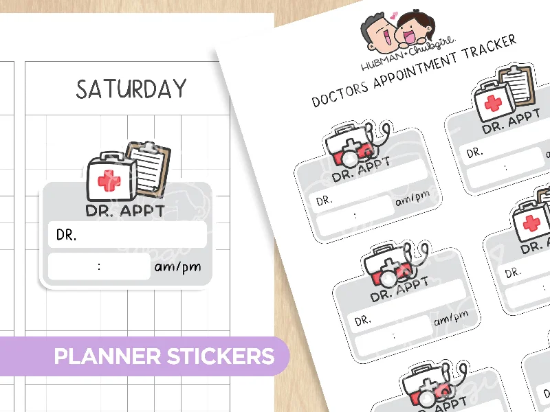 - Pet monitor with cameraDoctors Appointment Tracker Planner Stickers