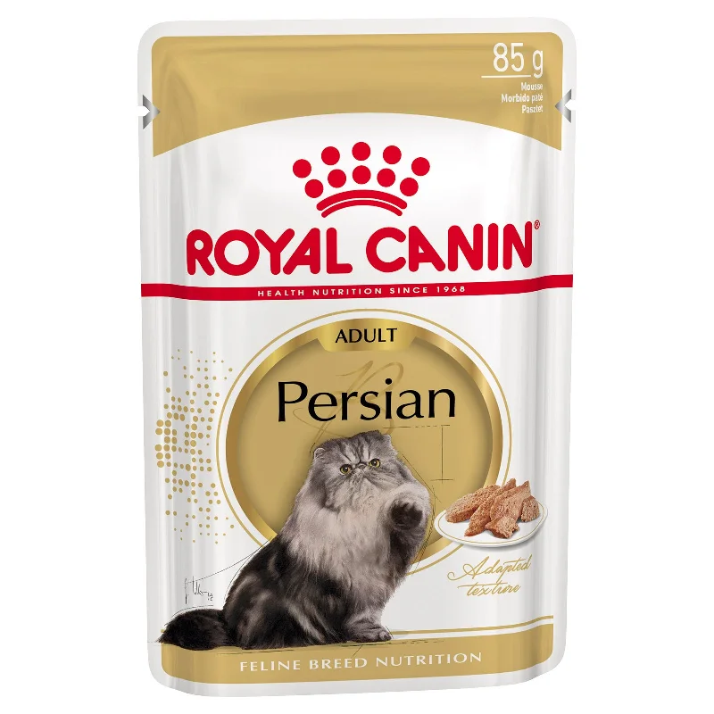    - Cat food for multi-cat households  Royal Canin Cat Food Pouch Adult Persian