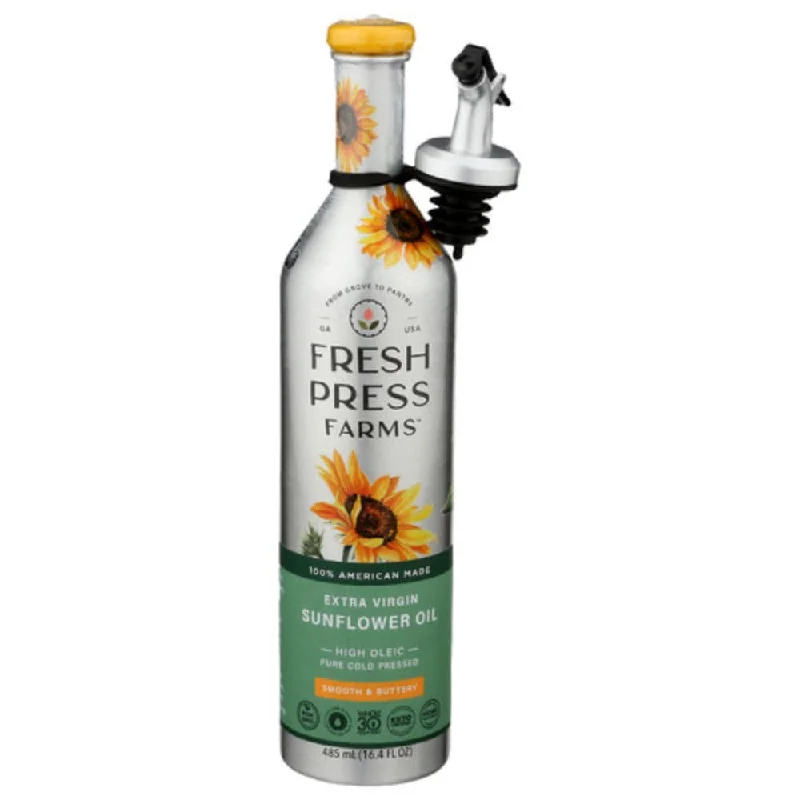 - Foldable and portable cat bagFresh Press Farms - Extra Virgin Sunflower Oil 485 ML - (Pack of 6)