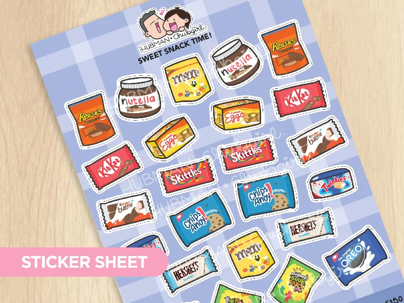 - Dog anti-slip matSticker Sheet - Sweet Snack Time!