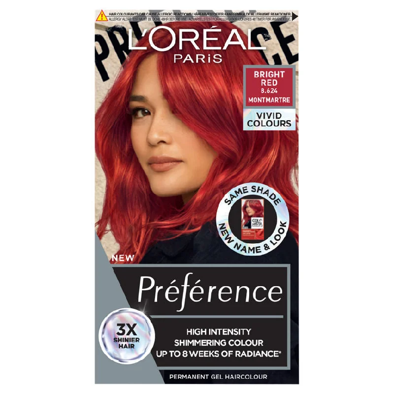 - Summer pet ice matL'Oreal Preference Vivids (Colorista) Permanent Gel Hair Dye Bright Red 8.624