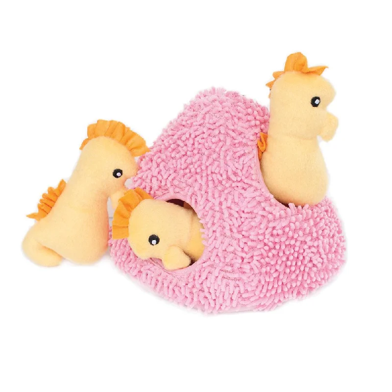 - Elderly dog ​​joint care mattressZippy Paws: Seahorse n Coral Burrow Toy