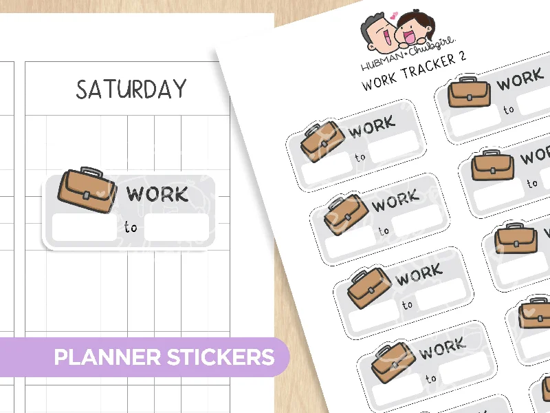 - Winter dog thick down jacketWork 2 Tracker Planner Stickers