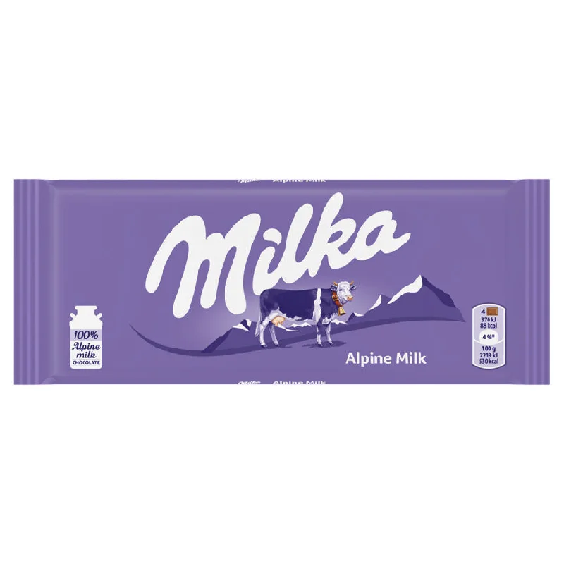 - Summer pet ice matMilka Alpine Milk Chocolate Bar 100g