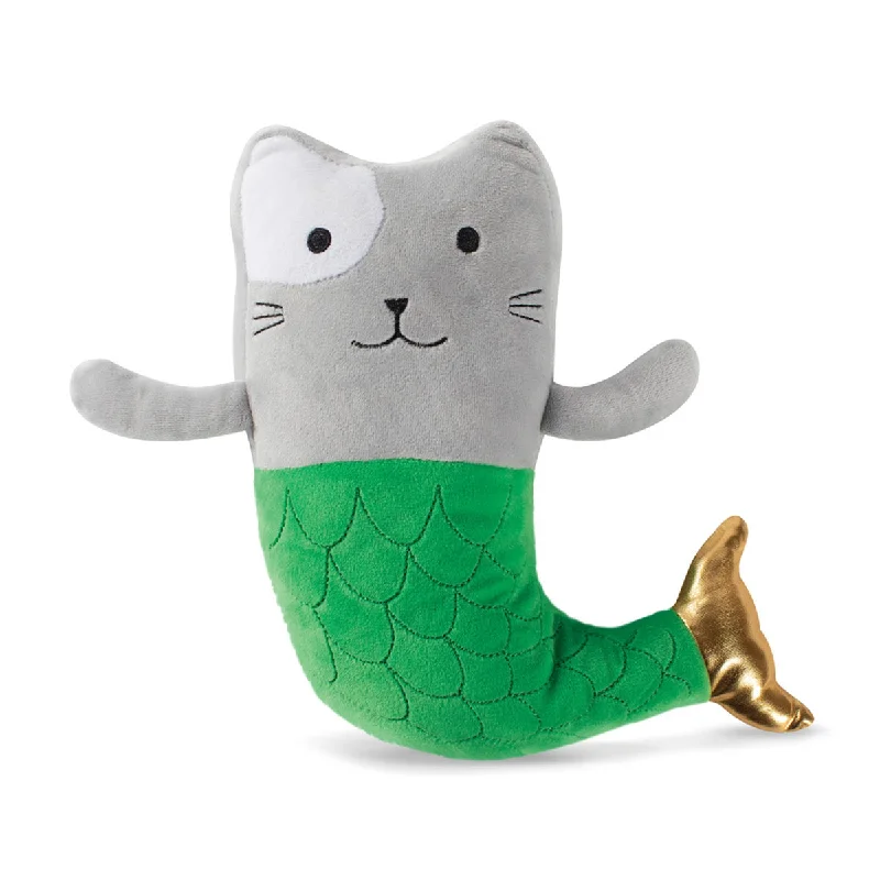  -Anti-scratch scratching board AND cat bed in oneFringe Studio: Mercat Mermaid Cat Plush Squeaker Dog Toy