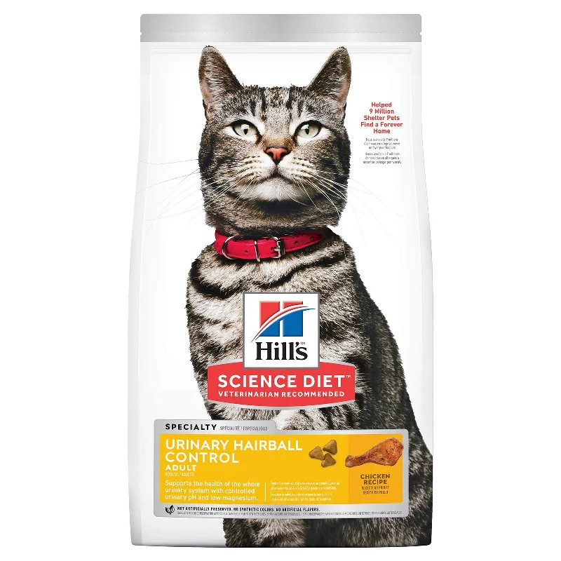    - Cat food for coat health  Hill's Science Diet Cat Food Adult Urinary Hairball Control