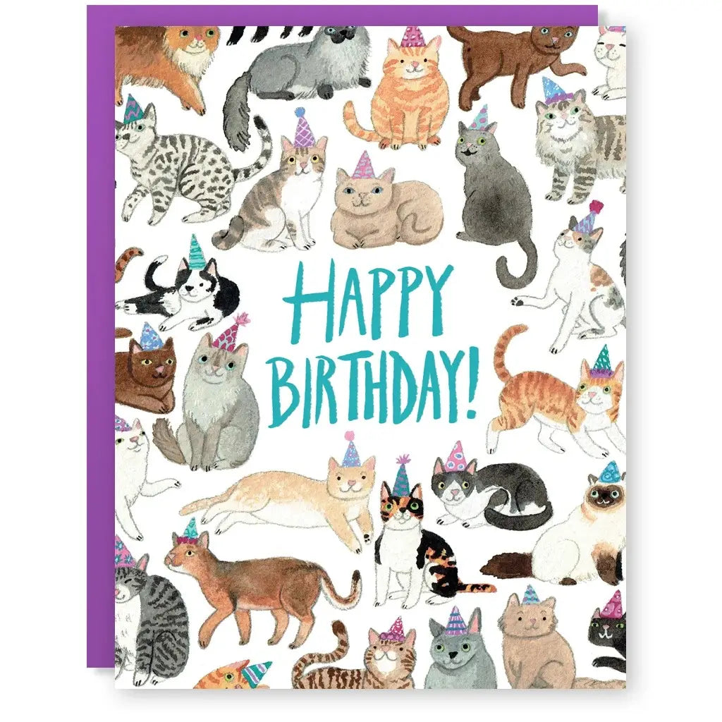 - Natural latex pet mattressBirthday Cat: Greeting Card