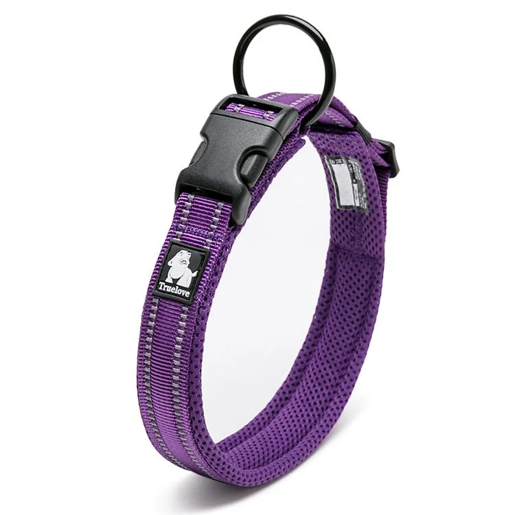 - Natural latex pet mattressTruelove Dog Puppy Collars Airmesh Reflective Purple 8 Sizes