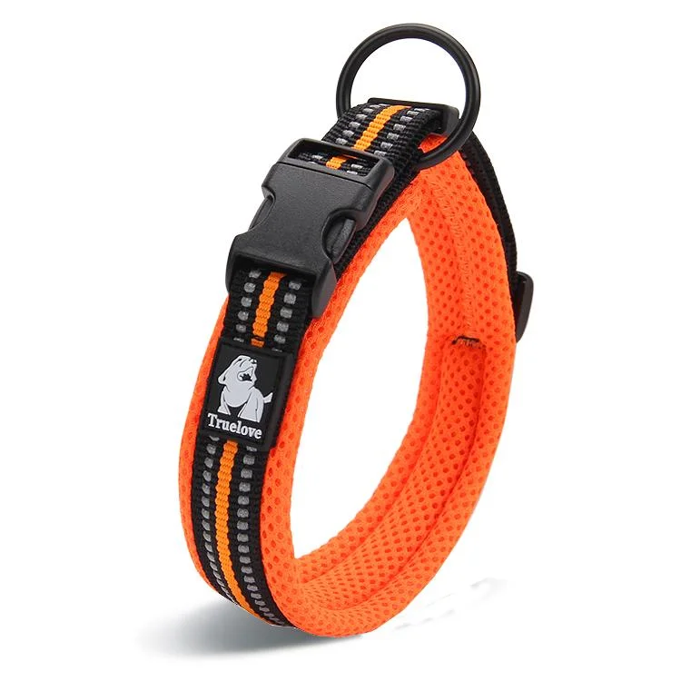 - Organic cotton dog bibsTruelove Dog Puppy Collars Airmesh Reflective Orange 8 Sizes