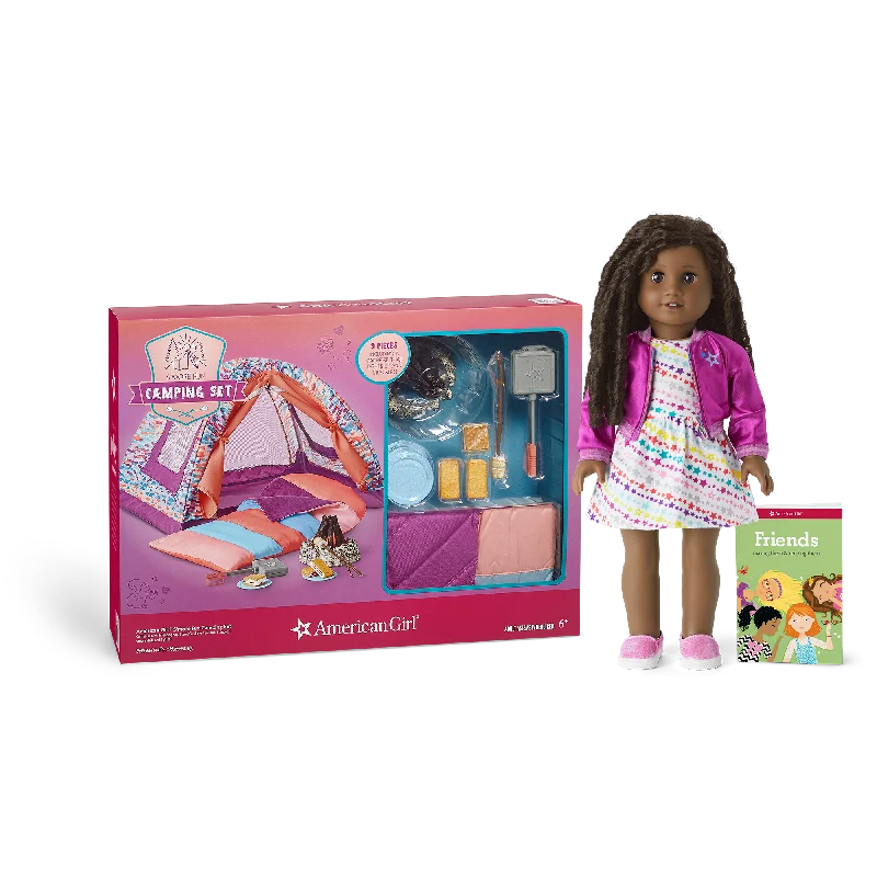 ---Truly Me™ 18-inch Doll #67 & S’more Fun Camping Set