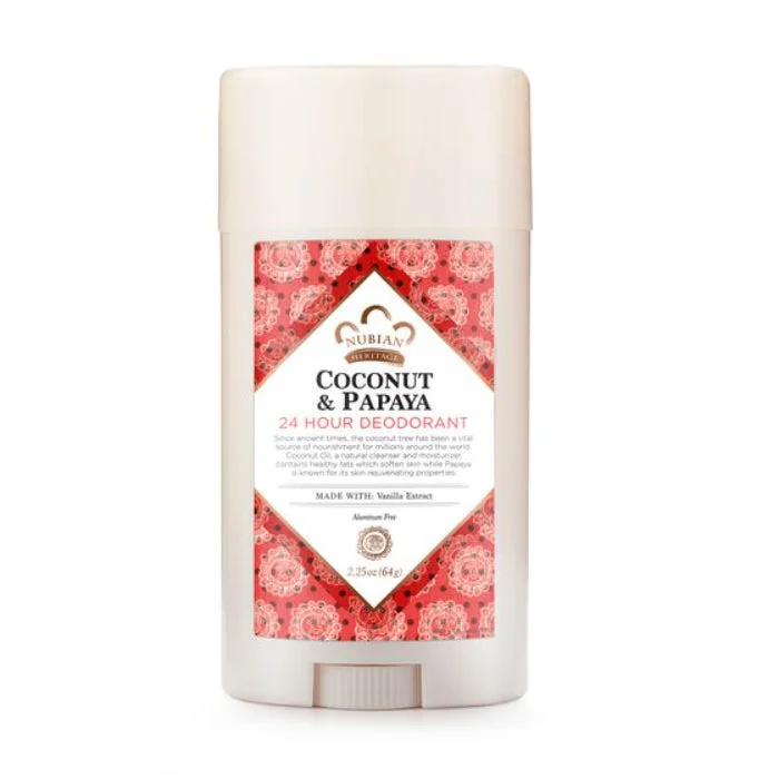 ---Nubian Heritage - Deodorant Coconut Papaya 2.25 OZ - Pack of 1