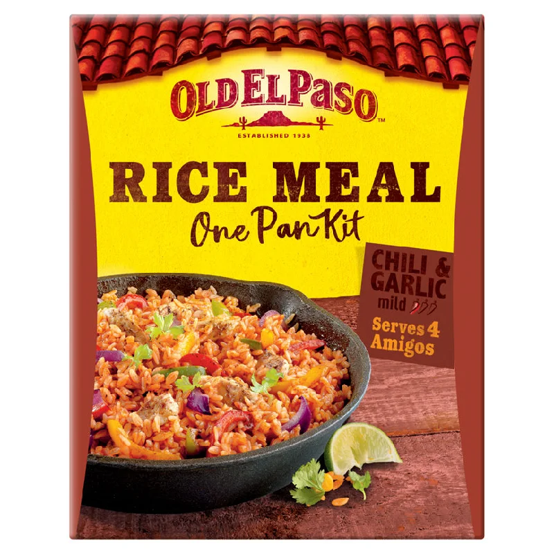 - Pet diabetes prescription foodOld El Paso Mexican One Pan Chilli & Garlic Rice Meal Kit