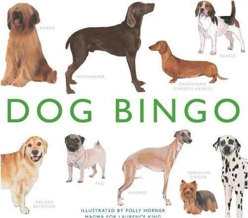 ---Dog Bingo with Dog Illustrations